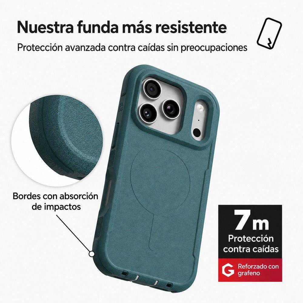 Carcasa Teton Snap para iPhone 18 Pro Verde Musgo-4