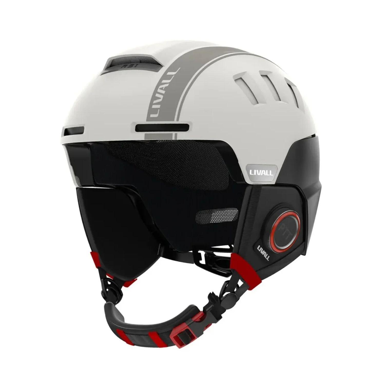 Casco inteligente esqui RS1 Talla L Livall Blanco-0
