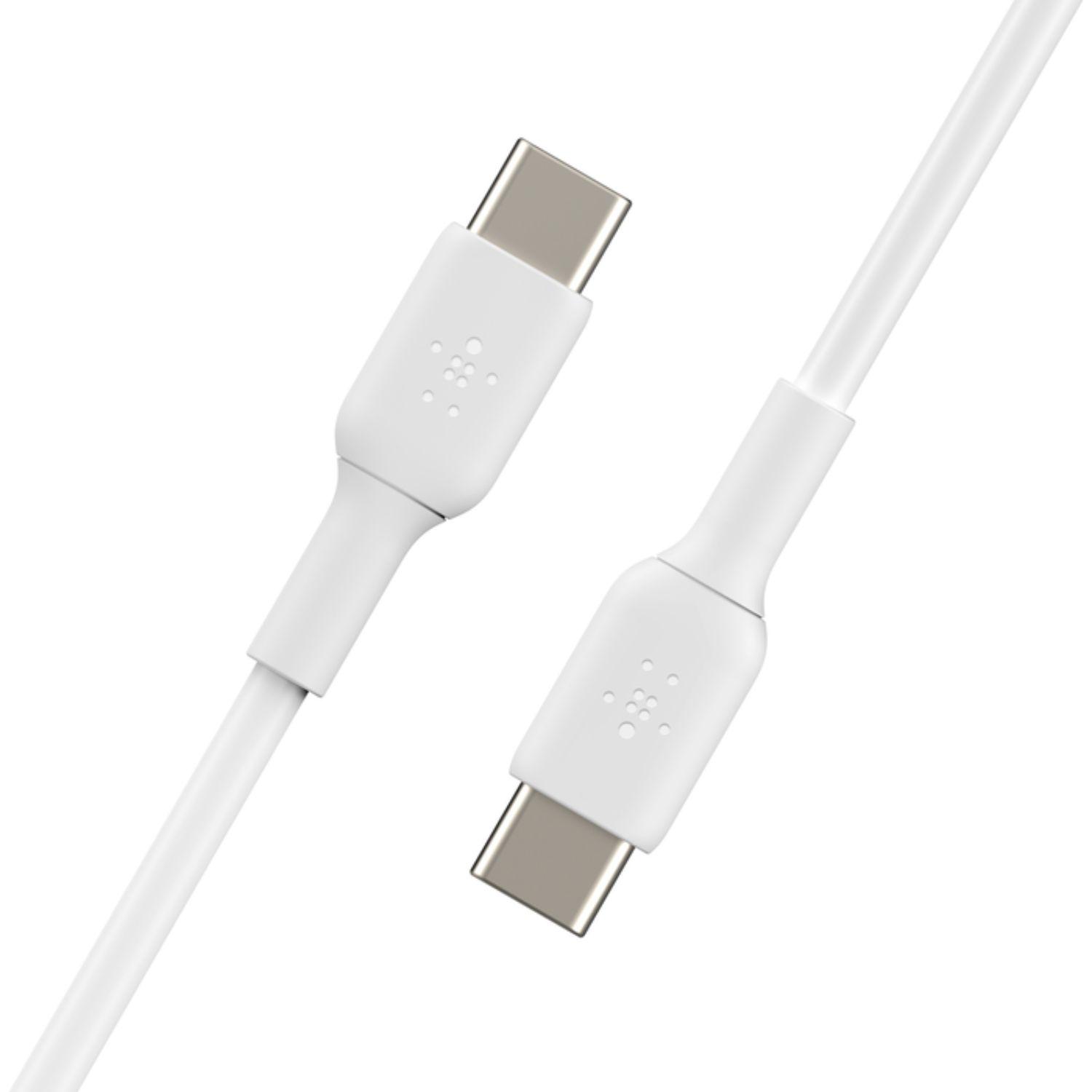 Cable de carga USB-C de 1.0 Mt BoostCharge Belkin Blanco-3