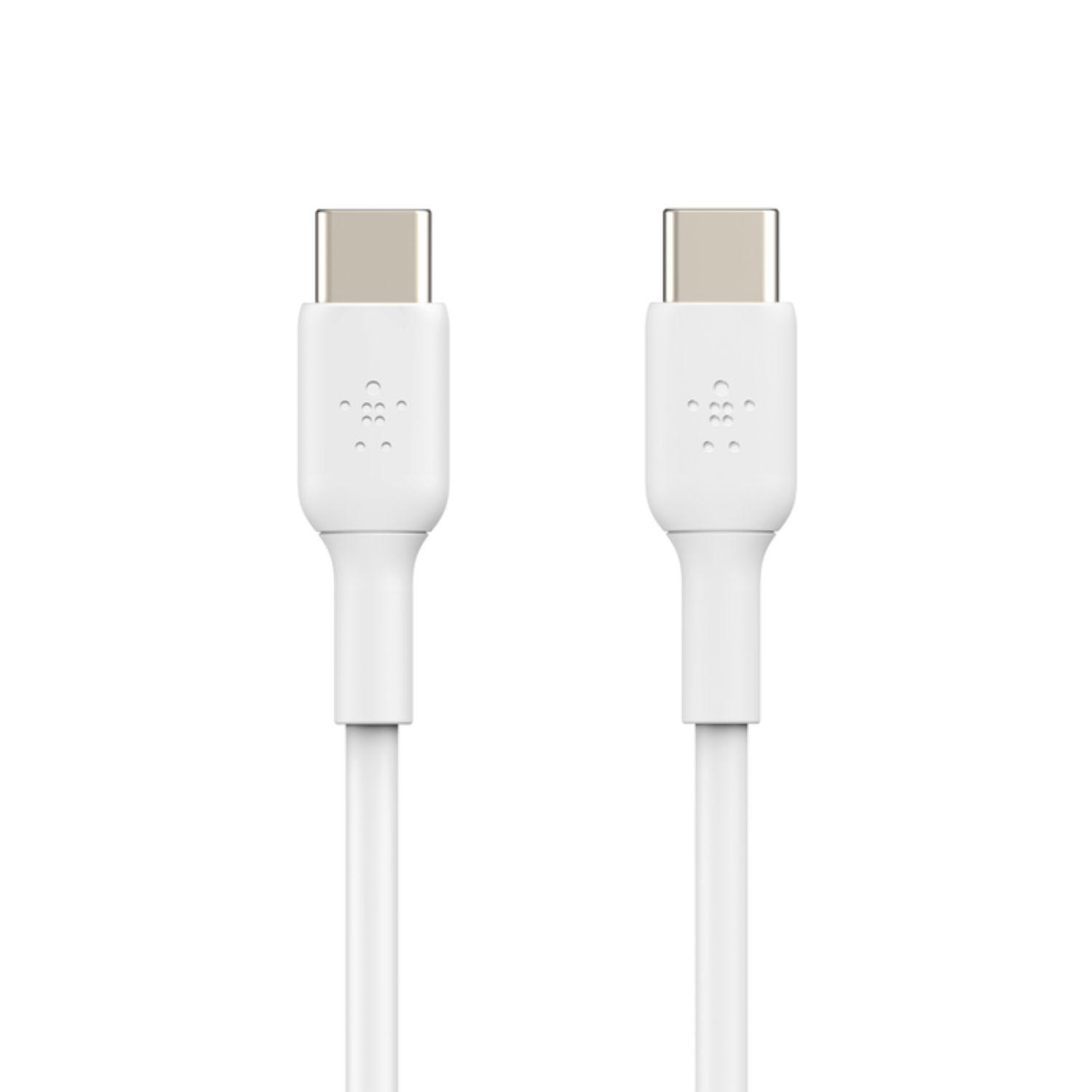 Cable de carga USB-C de 1.0 Mt BoostCharge Belkin Blanco-0