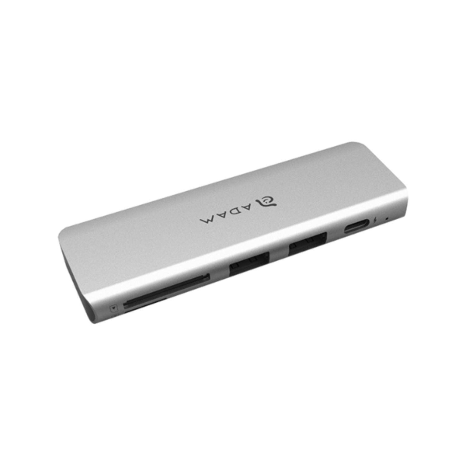 Adaptador Hub Usb-c Adam Elements 5 En 1-0