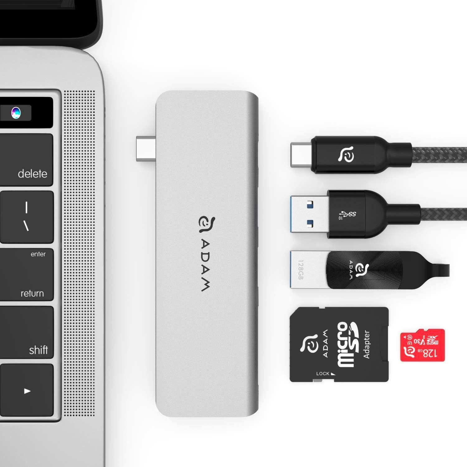 Adaptador Hub Usb-c Adam Elements 5 En 1-4