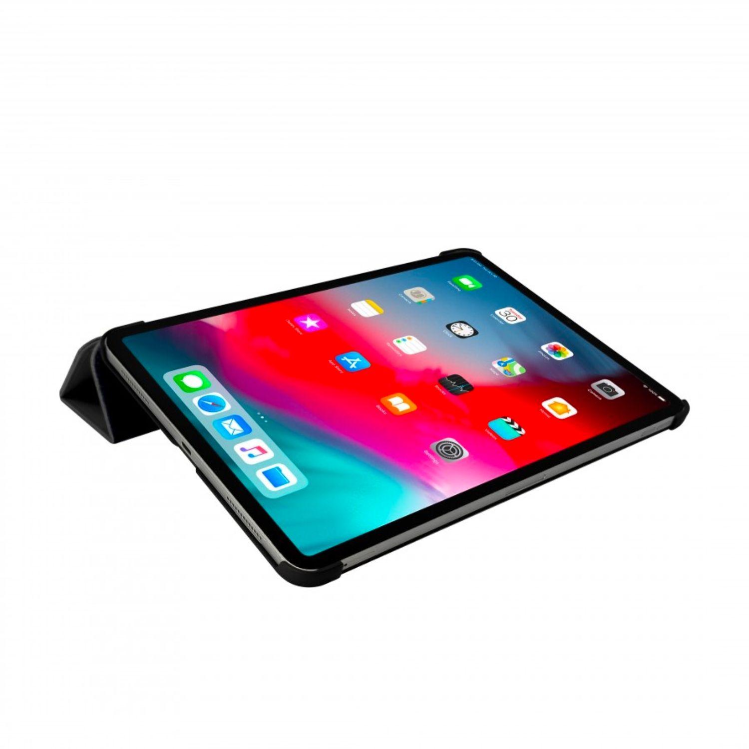 Funda folio silicona para iPad Pro 12.9 3ª a 5ª gen Gris-1