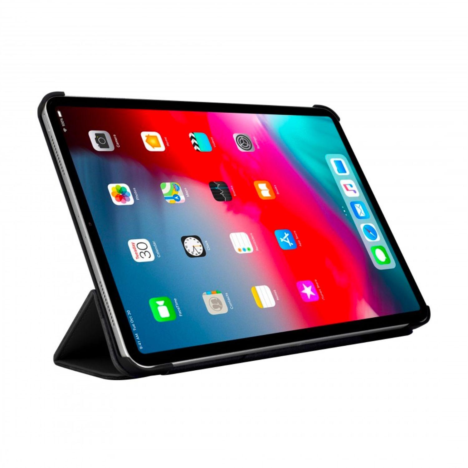 Funda folio silicona para iPad Pro 12.9 3ª a 5ª gen Gris-2