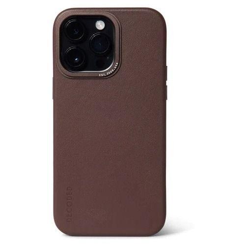 Funda Cuero Backcover Magsafe Para iPhone 14 Max Decoded Café-0