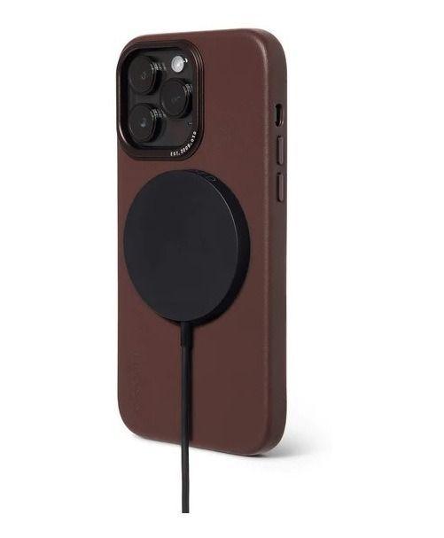 Funda Cuero Backcover Magsafe Para iPhone 14 Max Decoded Café-2