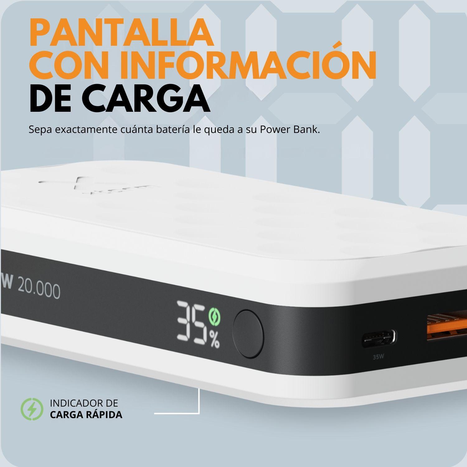 Batería 20.000 mAh 35W Fuel Series Xtorm Blanco crepúsculo-7