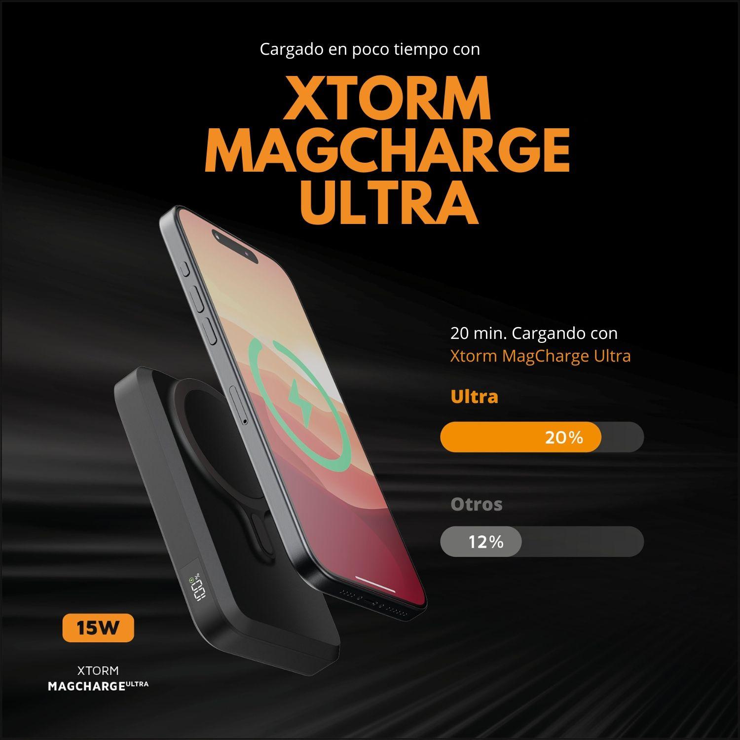 Batería 10.000 mAh con carga magnética 15W Xtorm Negro-6