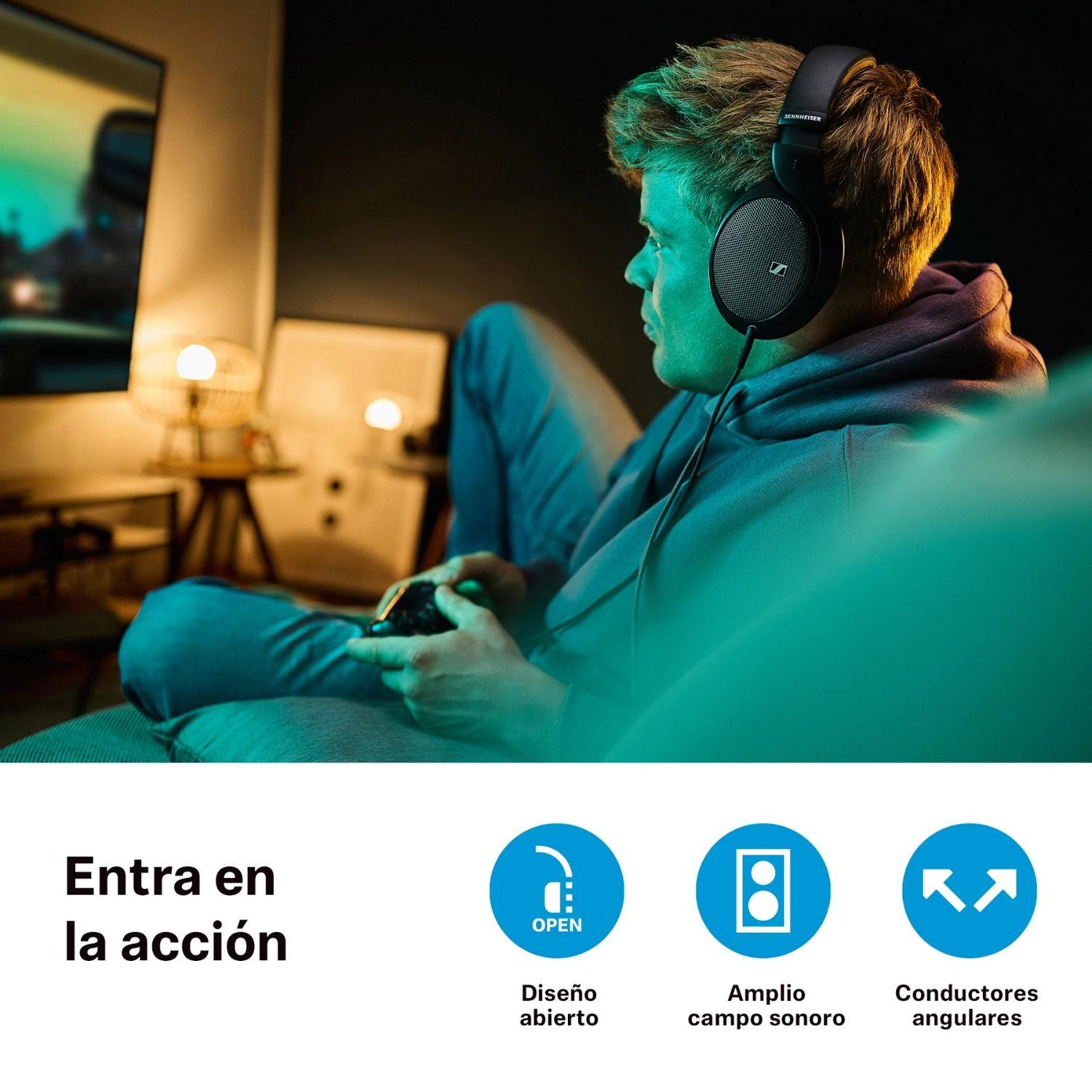 Audífonos Over-Ear HD 550 Sennheiser negro-3