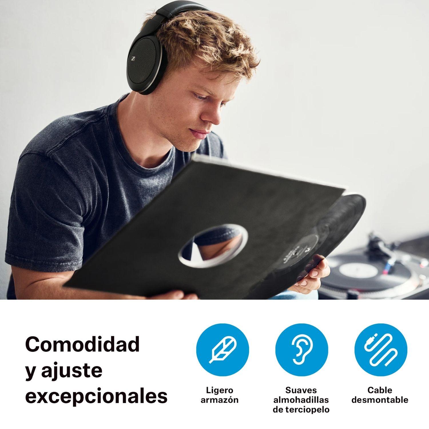 Audífonos Over-Ear HD 550 Sennheiser negro-4