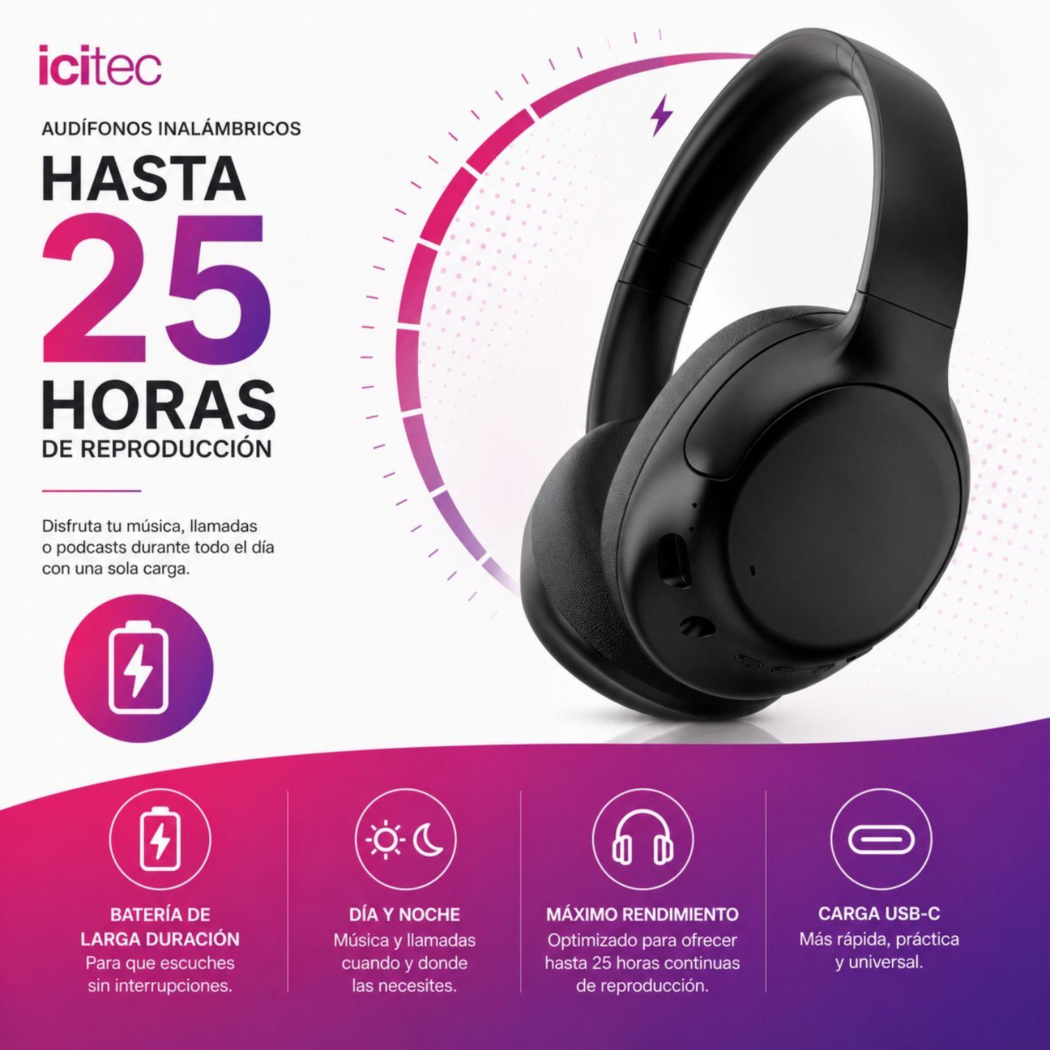 Audífonos Icitec RAK con Cancelación de Ruido-3