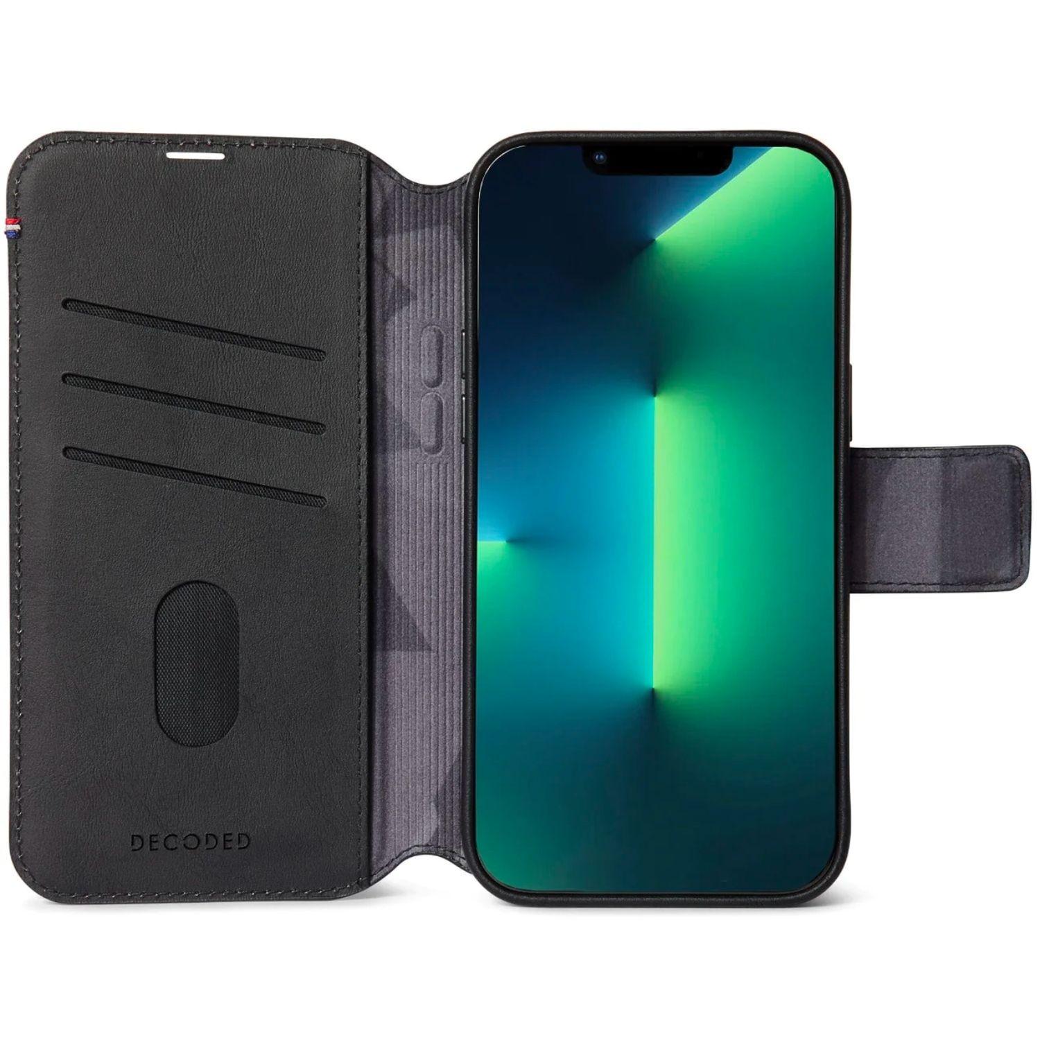 Funda cuero Wallet MagSafe iPhone 14 Pro Max Decoded Negro-2