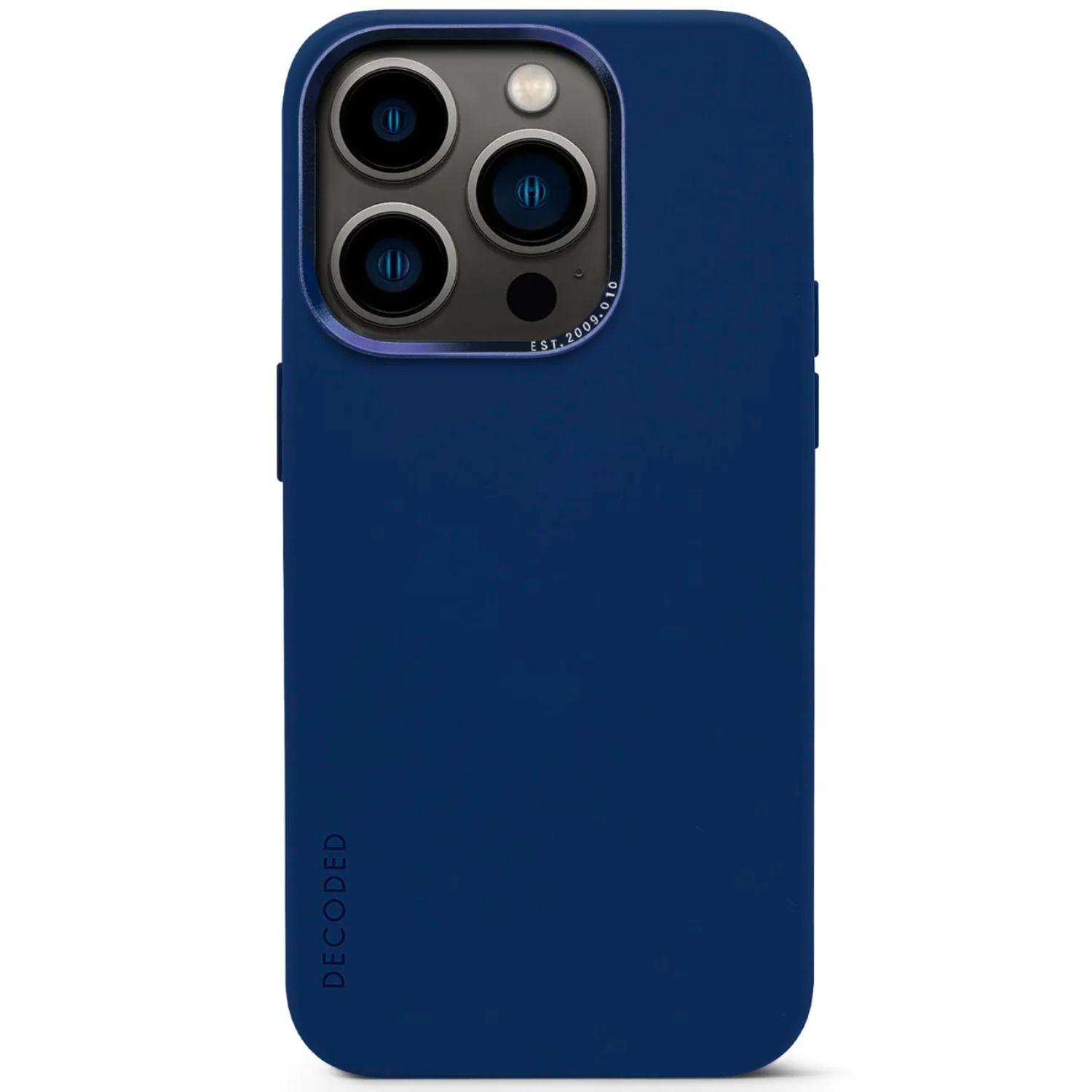 Funda Silicona Con Magsafe Para iPhone 14 Pro Decoded Navy-0