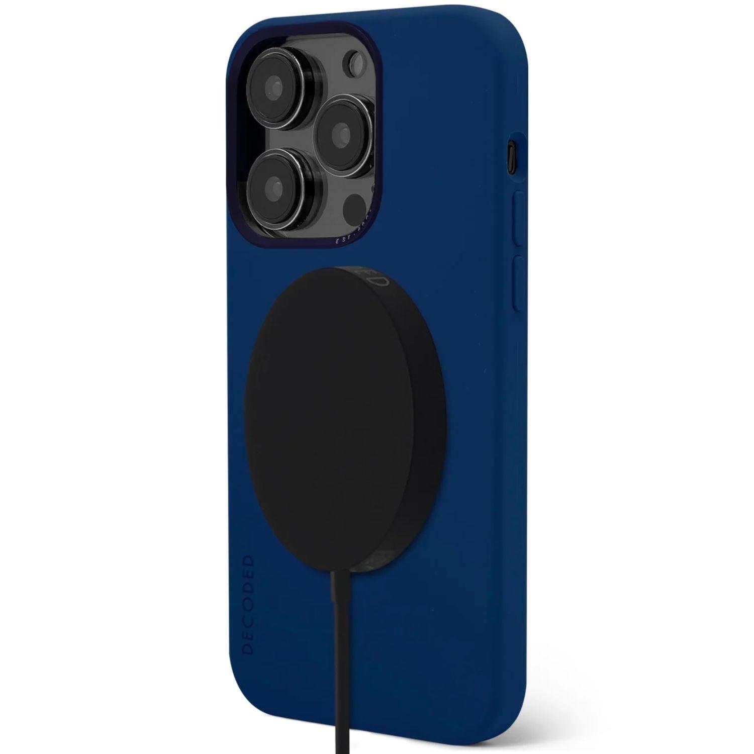 Funda Silicona Con Magsafe Para iPhone 14 Pro Decoded Navy-2