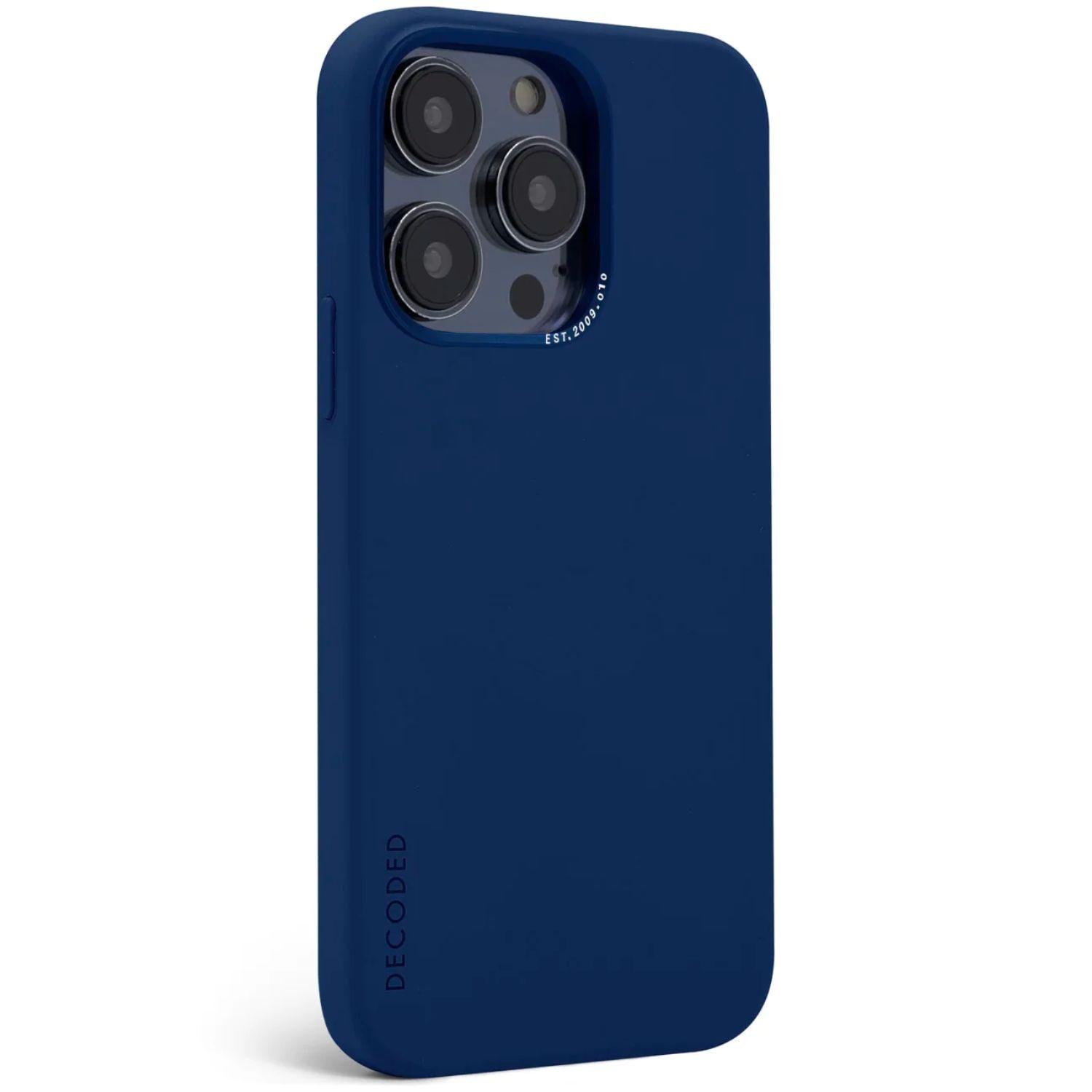 Funda Silicona Con Magsafe Para iPhone 14 Pro Decoded Navy-6
