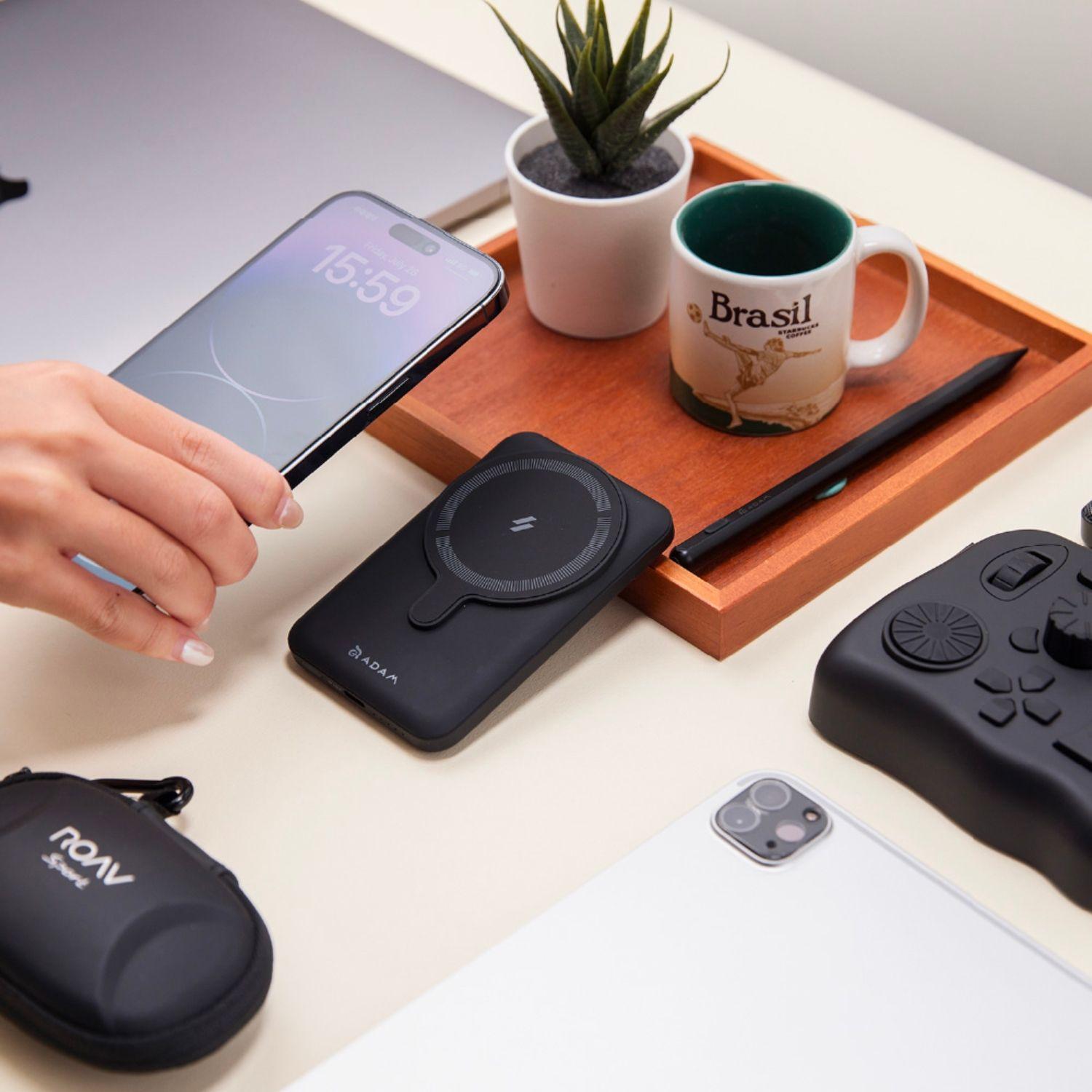 Bateria Gravity CS10 10.000 mAh Adam Elements Negro-2