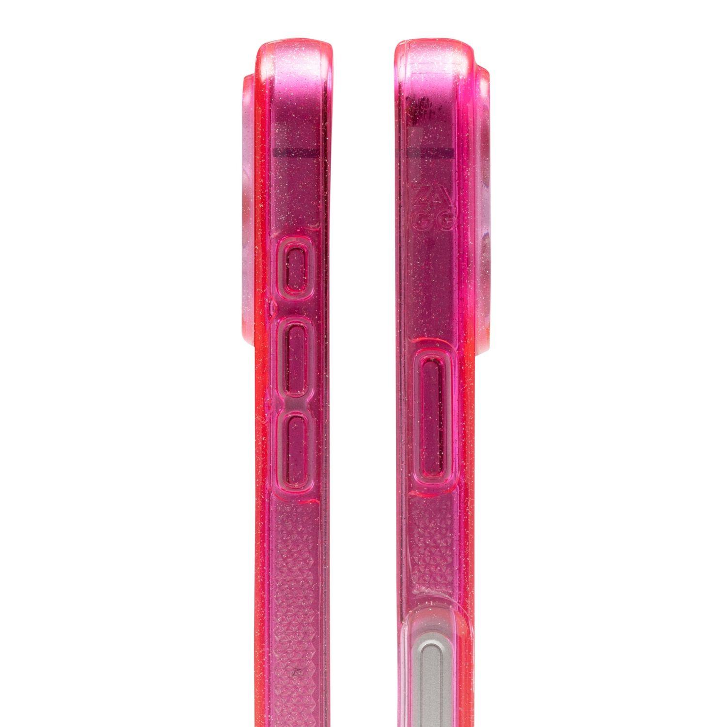 Funda Milan Snap Magsafe iPhone 16 Pro Zagg Rosa glitter-5