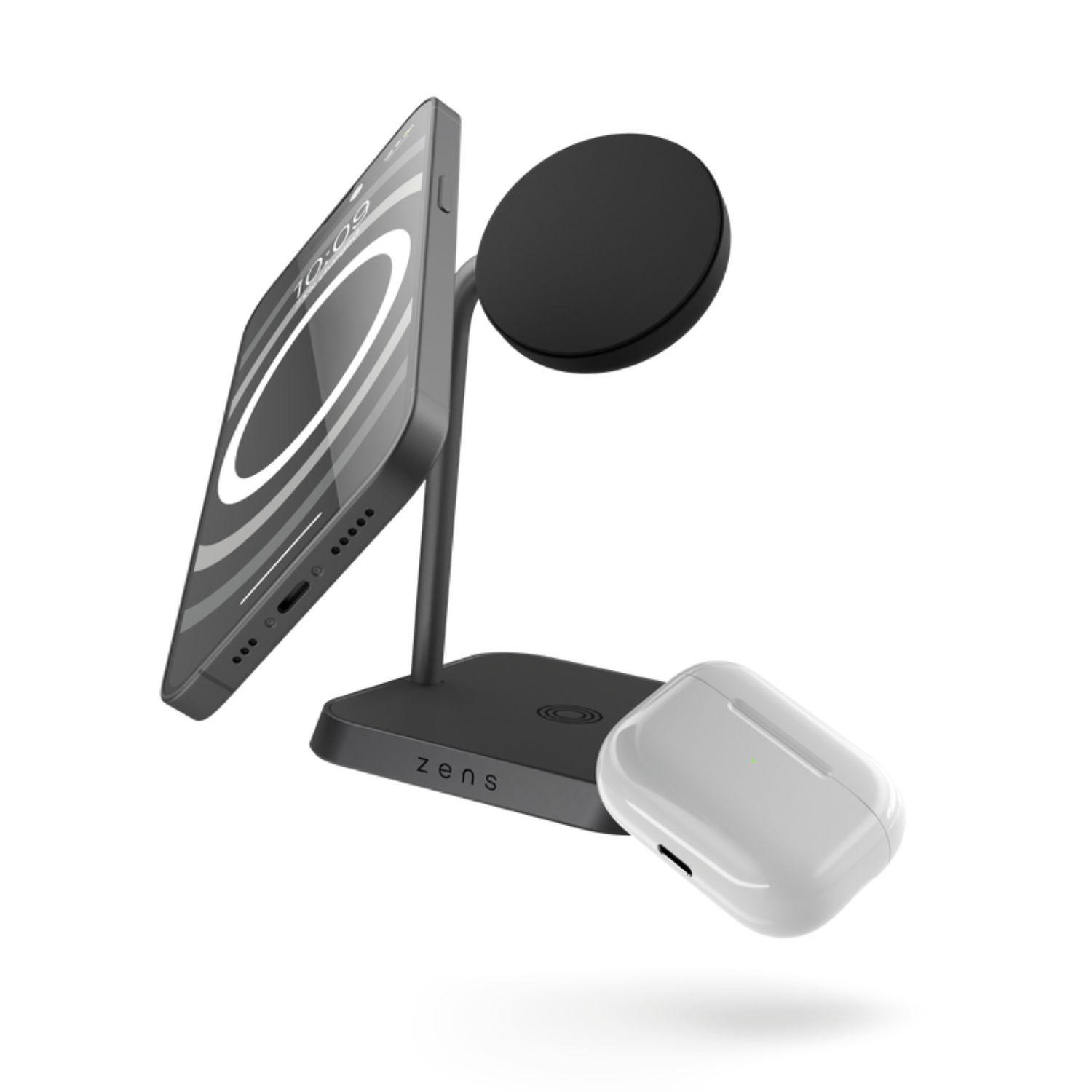 Base de Carga 2 en 1 Zens Office Charger 2 Negra-3