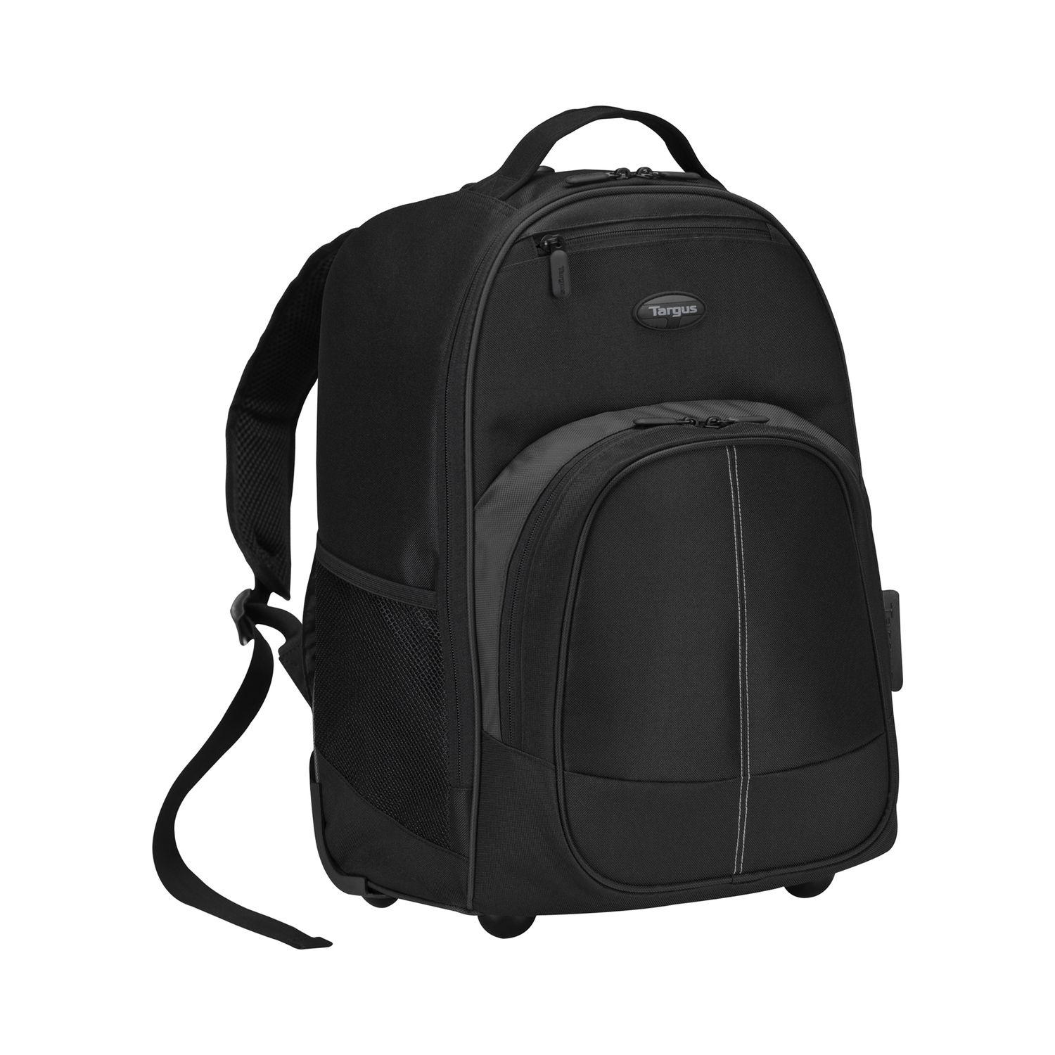 Mochila Compact Rolling con ruedas hasta 16" Targus Negra-0
