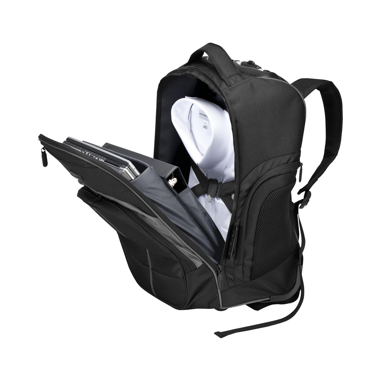 Mochila Compact Rolling con ruedas hasta 16" Targus Negra-5
