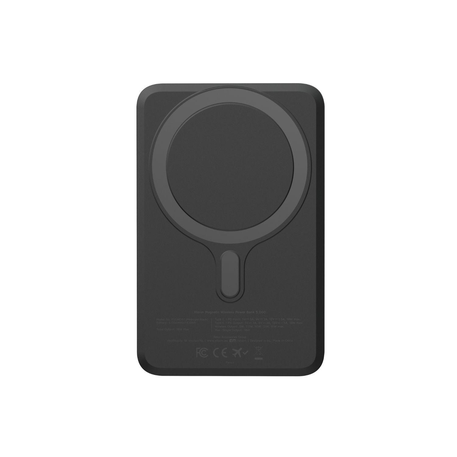 Batería 5.000 mAh con carga magnética 7.5W Xtorm Negro-3