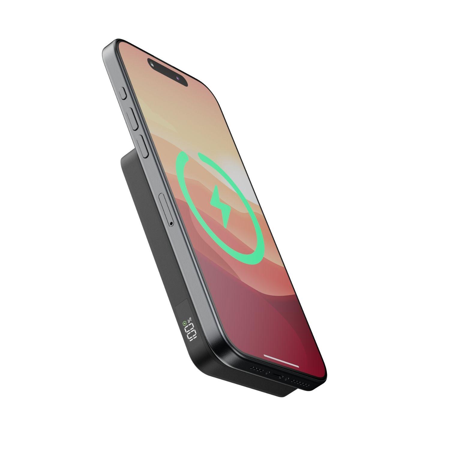 Batería 5.000 mAh con carga magnética 7.5W Xtorm Negro-4