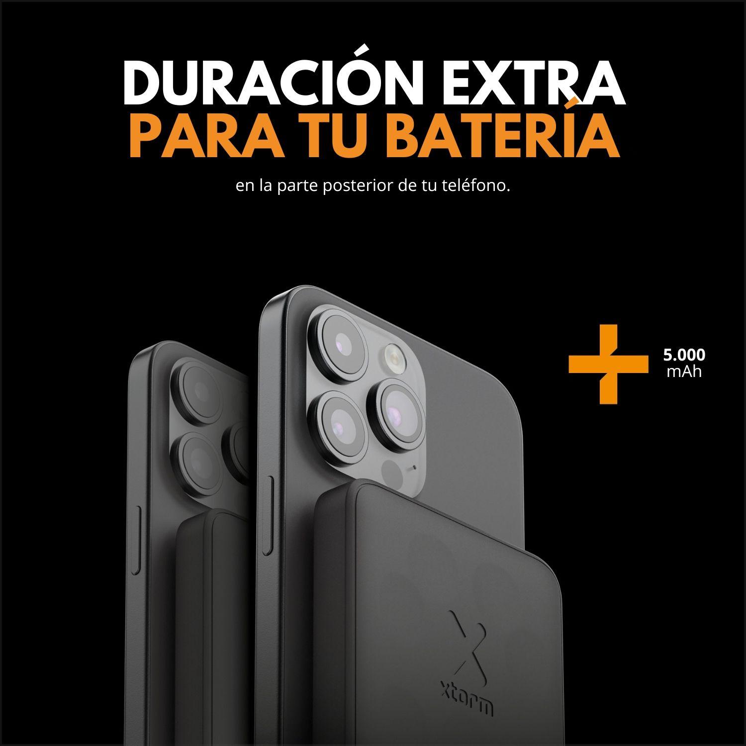 Batería 5.000 mAh con carga magnética 7.5W Xtorm Negro-5