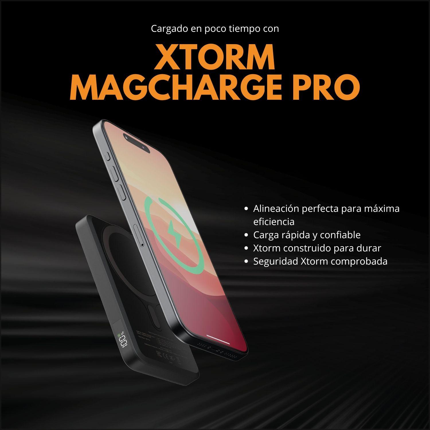 Batería 5.000 mAh con carga magnética 7.5W Xtorm Negro-6