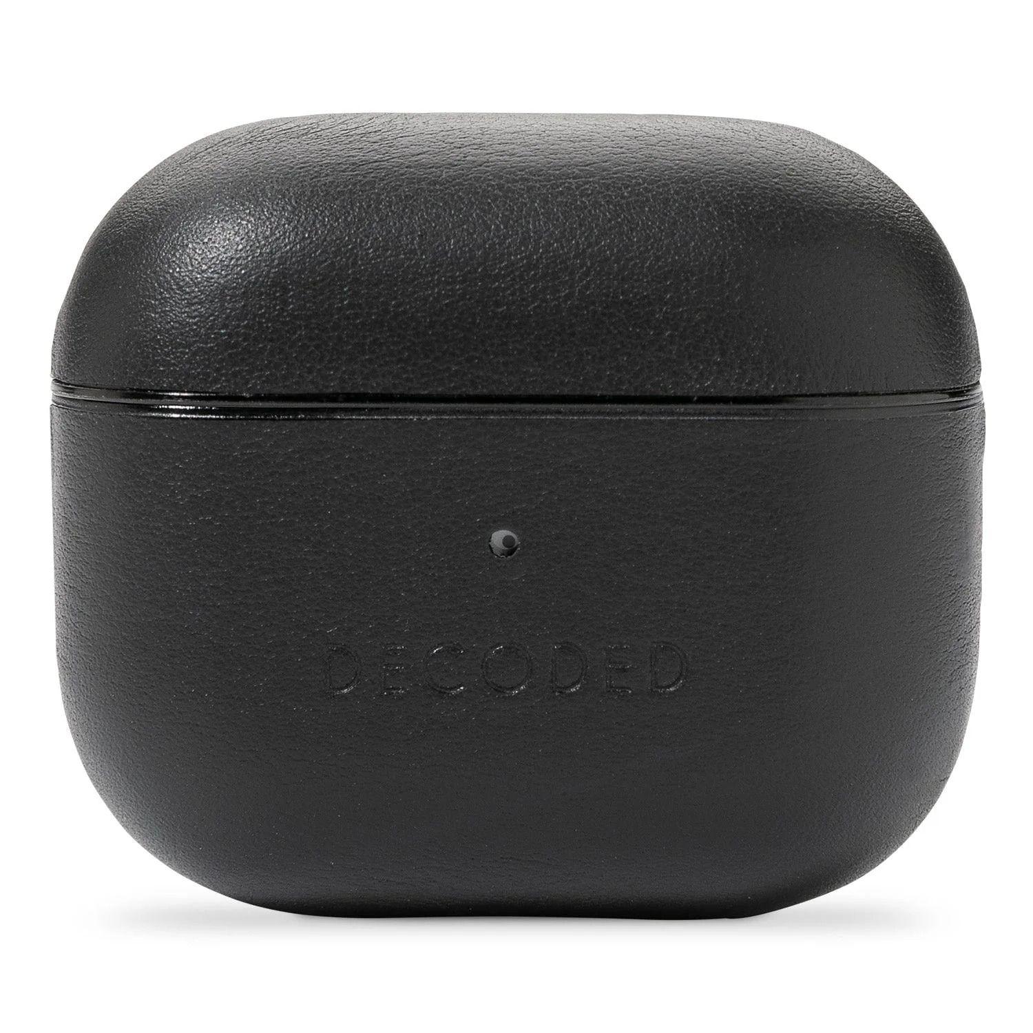 Funda Cuero Para AirPods 3ª Gen Deocded Negro-3