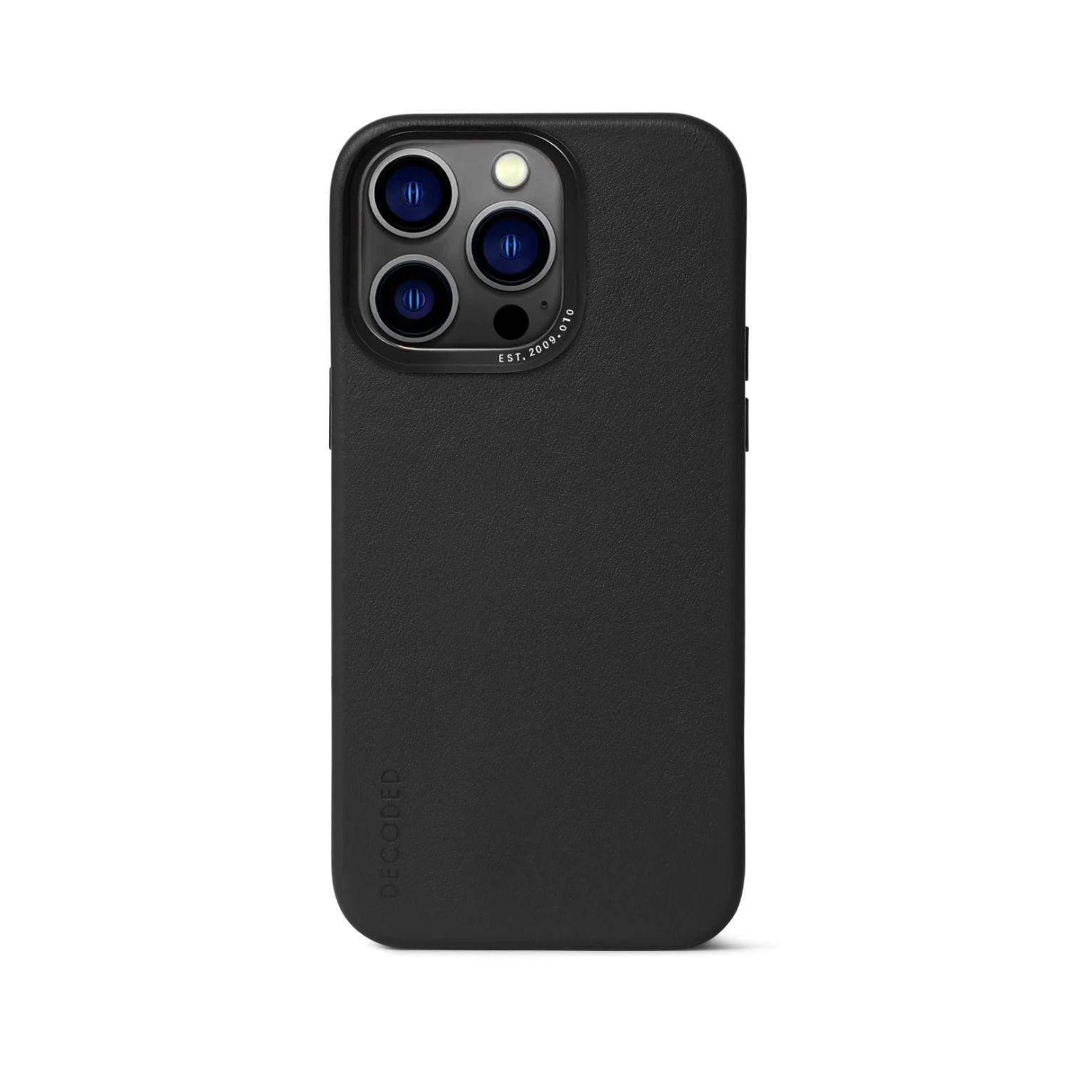 Funda Cuero Backcover Con Magsafe iPhone 14 Pro Max Decoded-0
