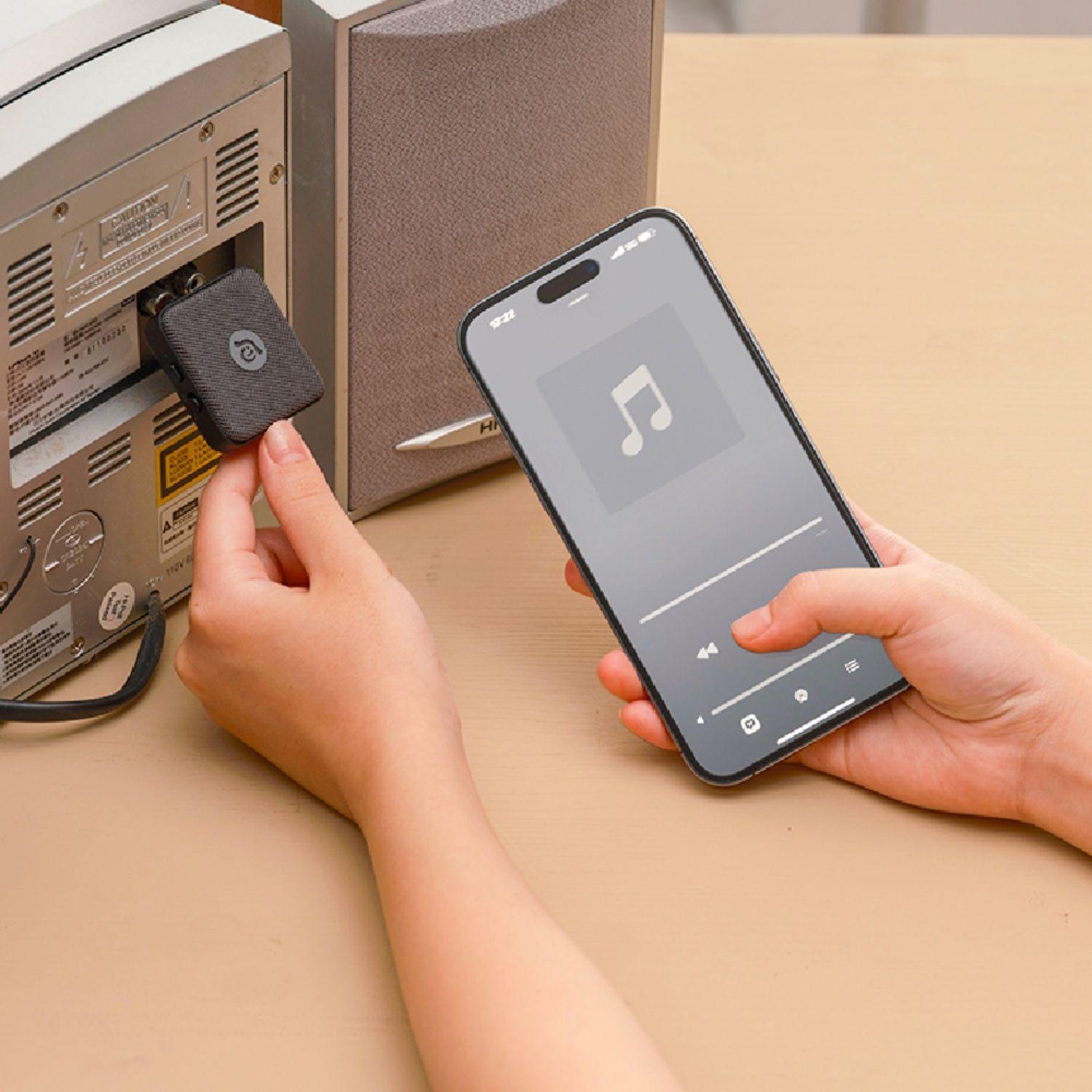 Transmisor wireless para Airpods Eve II Adam Elements Negro-5