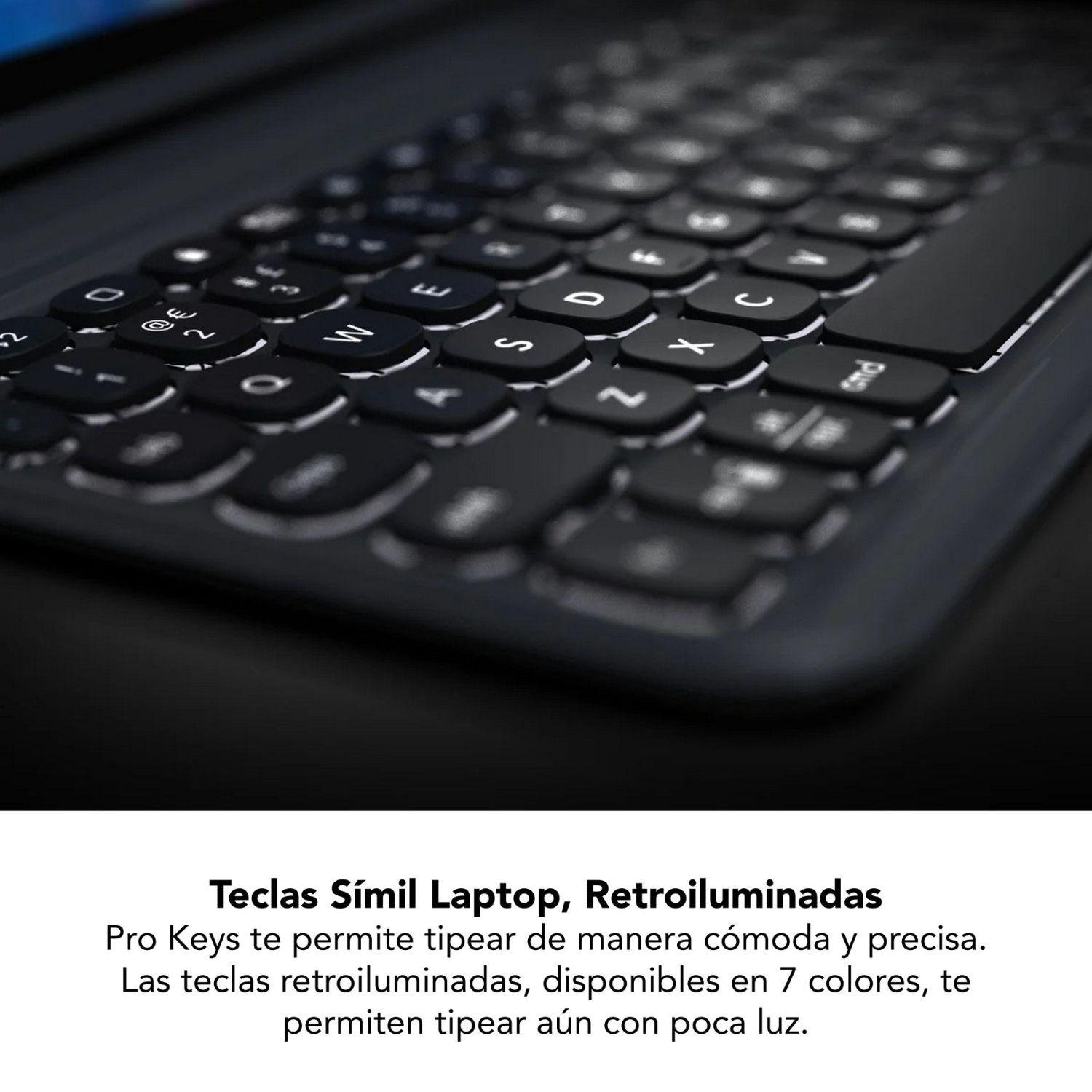 Teclado Con Funda Pro Keys Para iPad Air 10.9 Zagg-8