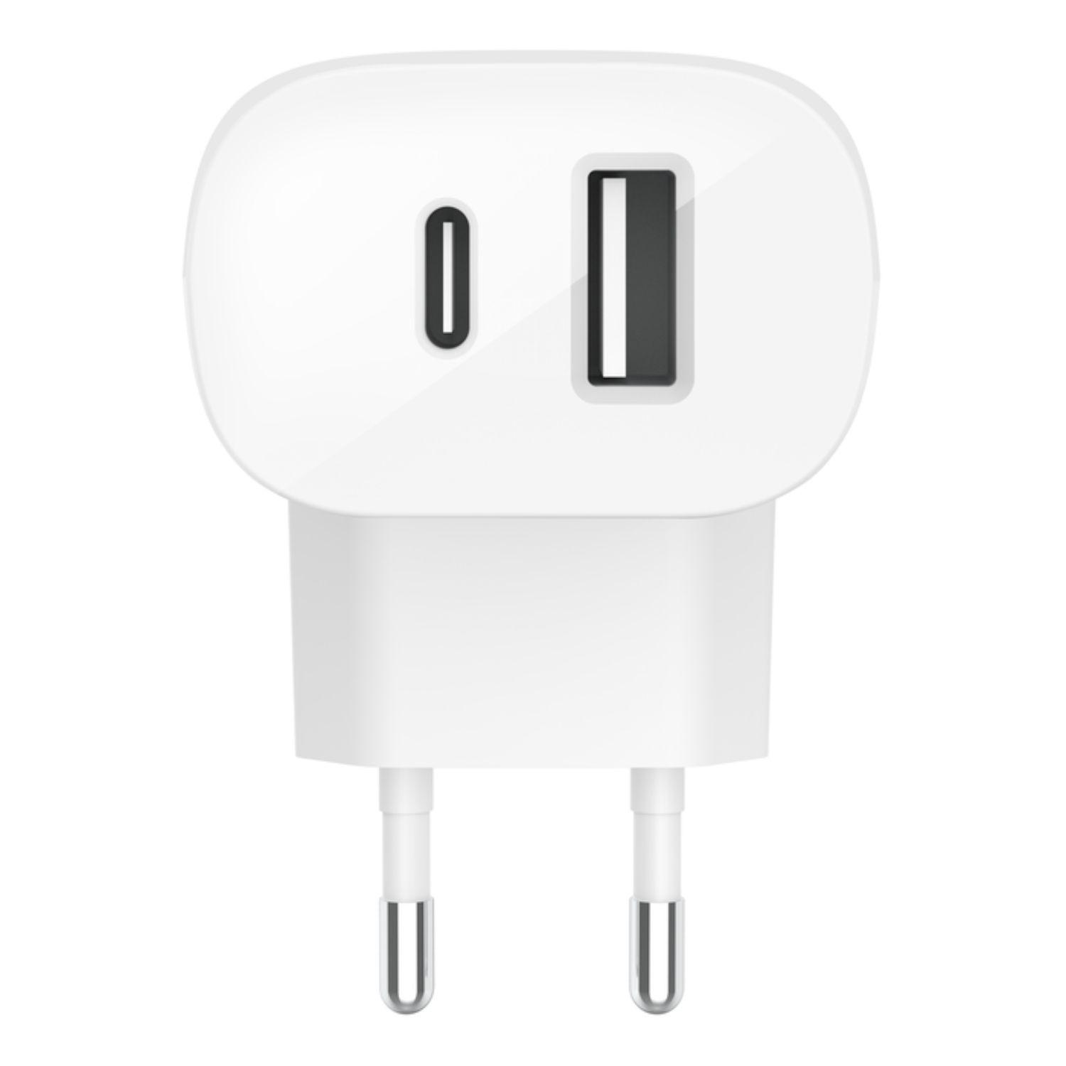 Cargador de pared doble BoostCharge USB-C y USB-A de 37 W-4