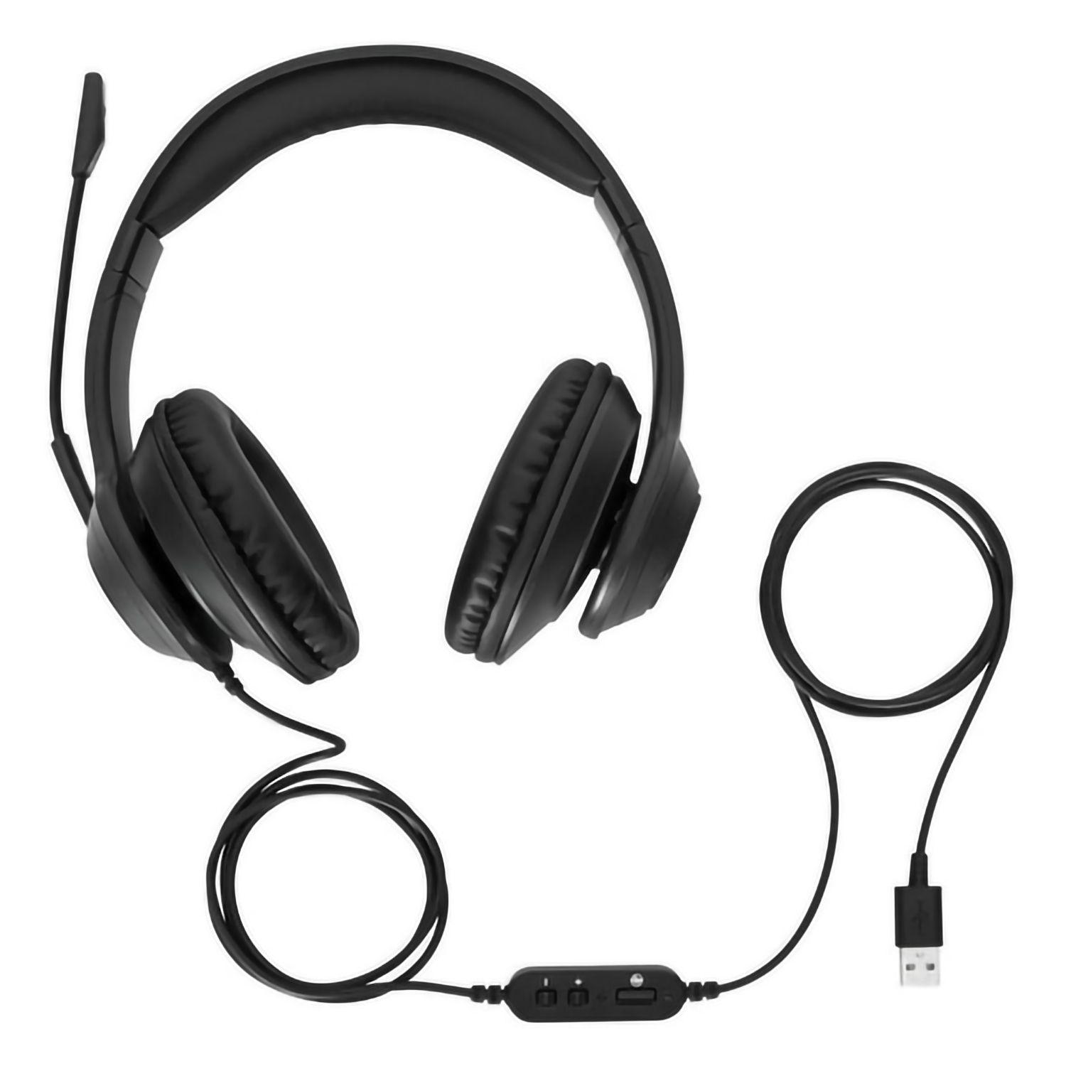 Audifono Profesional Stereo Con Cable Targus Negro-4