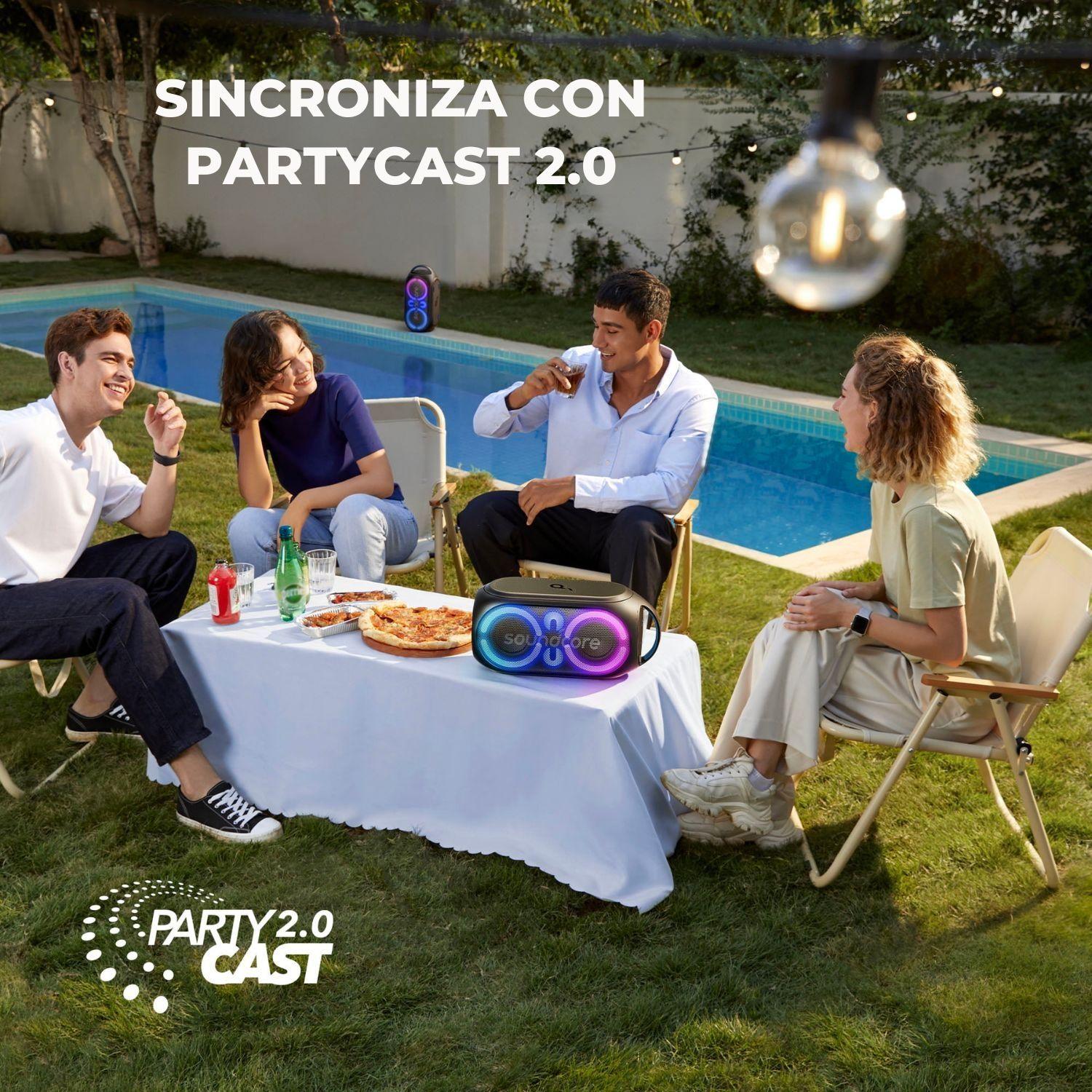 Parlante Bluetooth Rave Party 2 Soundcore V2-6