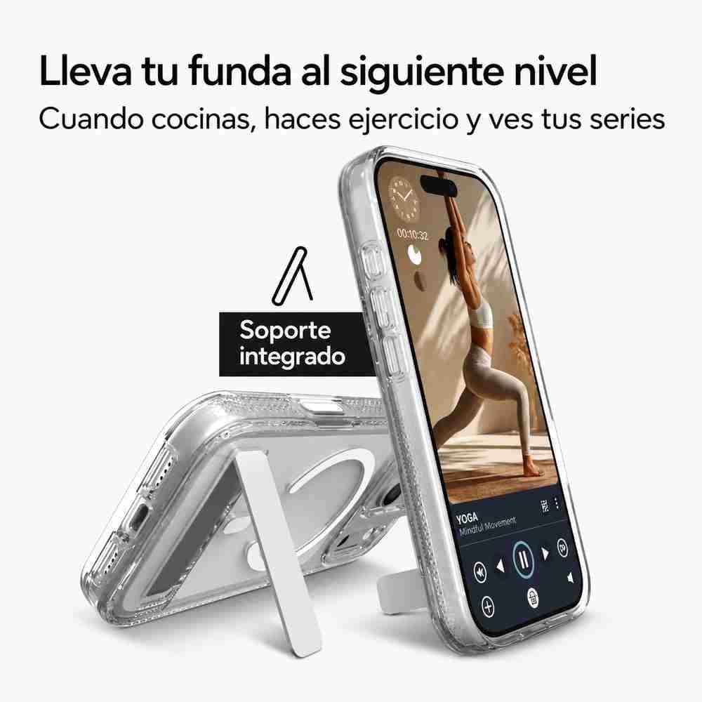 Carcasa Crystal Palace Snap para iPhone 18 Pro Transparente-3