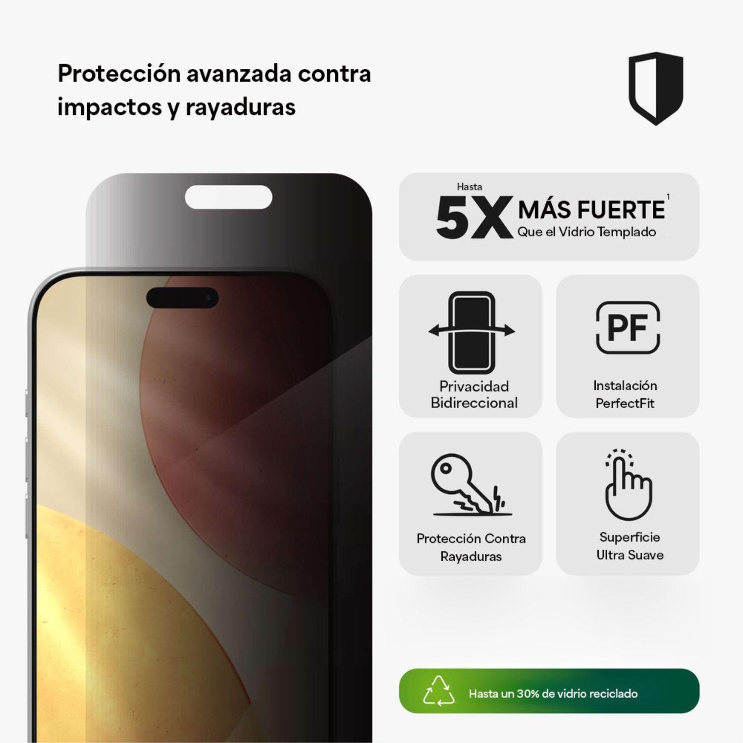 Protector de pantalla para iPhone 17 Pro Max Elite Privacy-2