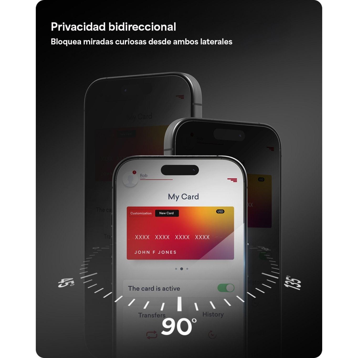 Protector de pantalla para iPhone 17 Pro Max Elite Privacy-3