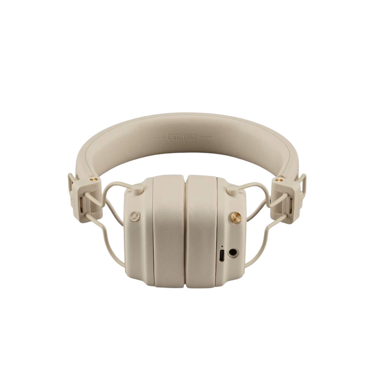 Audífonos Bluetooth On Ear Marshall Major V Crema-3