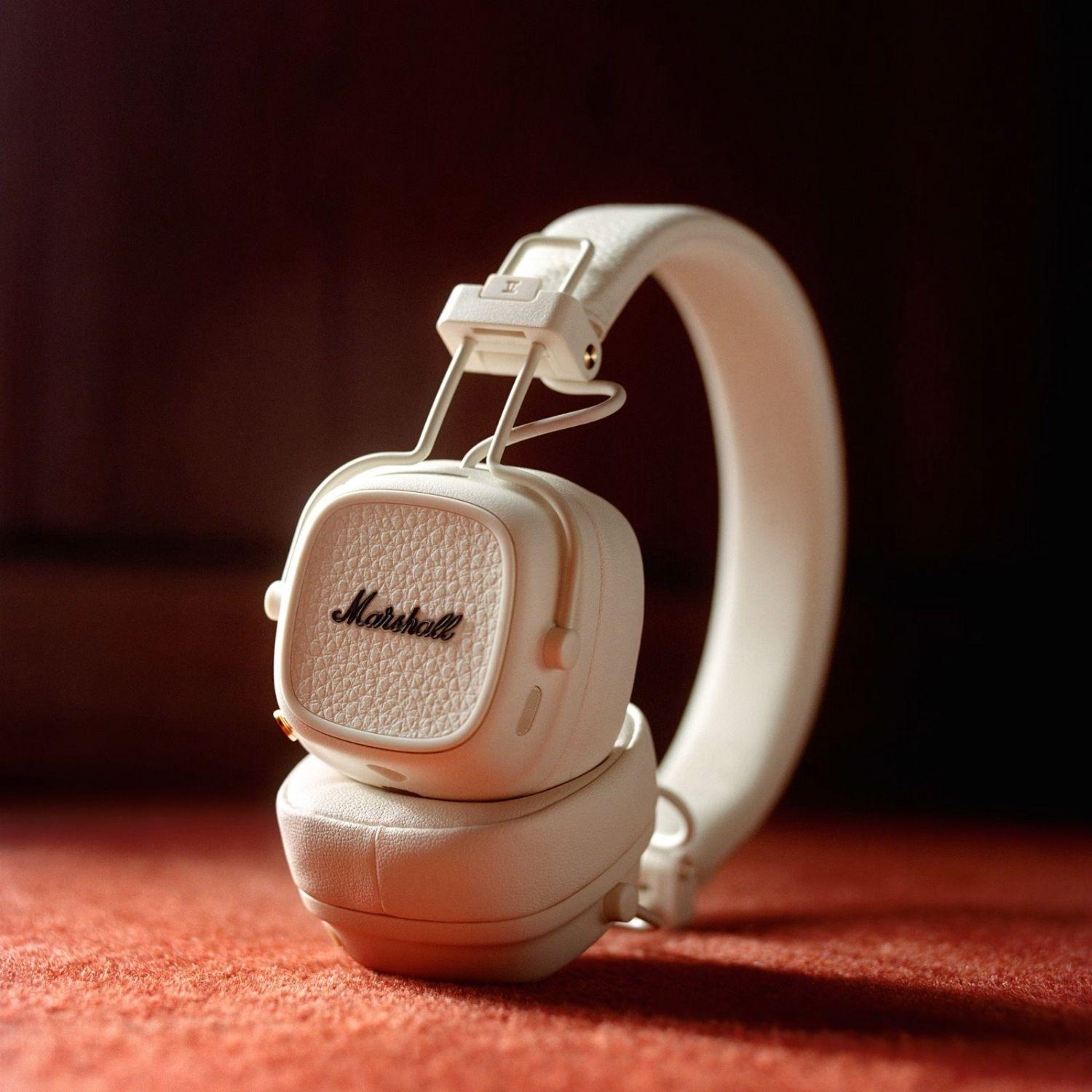 Audífonos Bluetooth On Ear Marshall Major V Crema-7