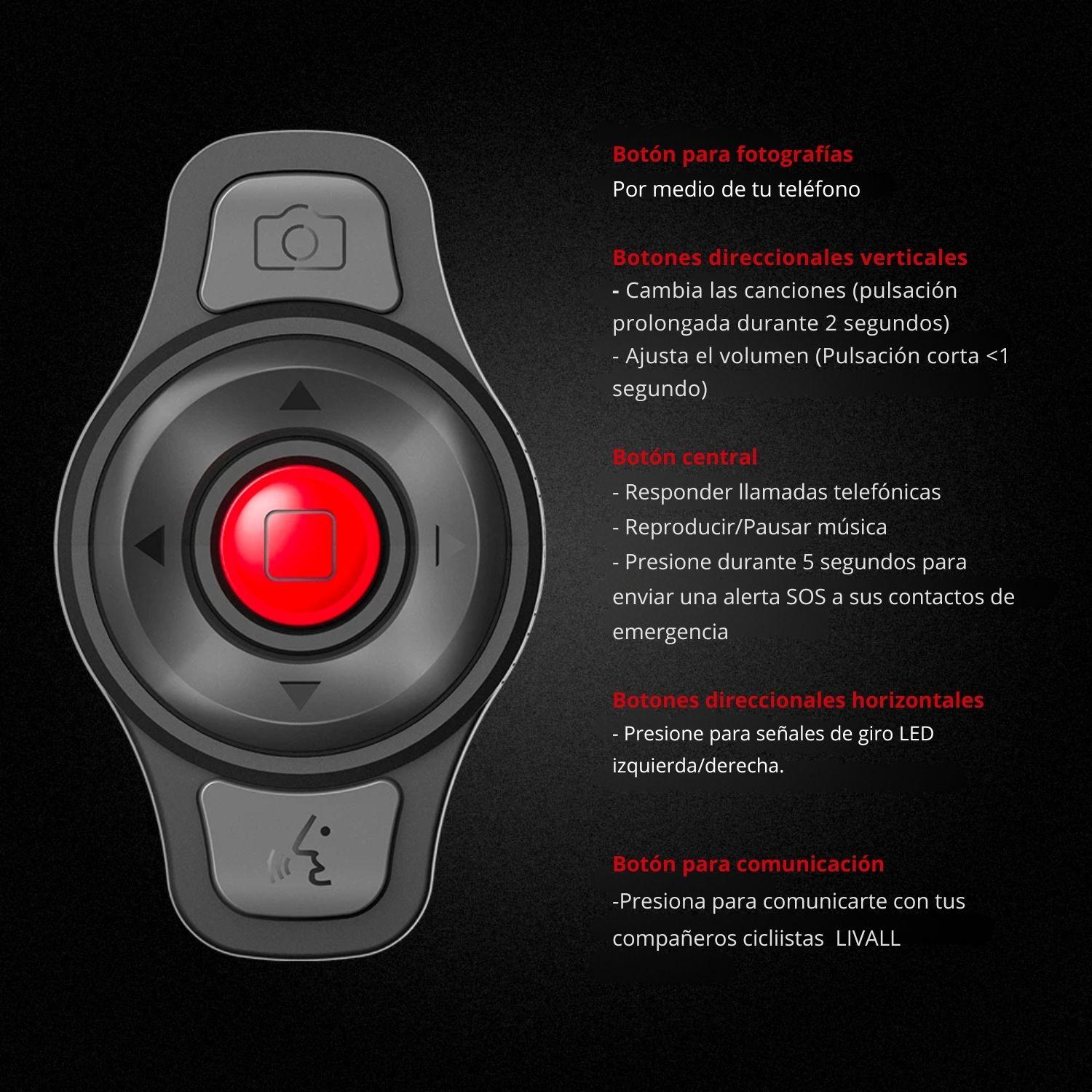 Casco Inteligente LED LIVALL BH51M NEO Talla M Negro-5