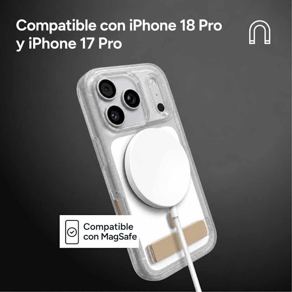 Carcasa Milan Snap para iPhone 18 Pro Glitter Oro-2