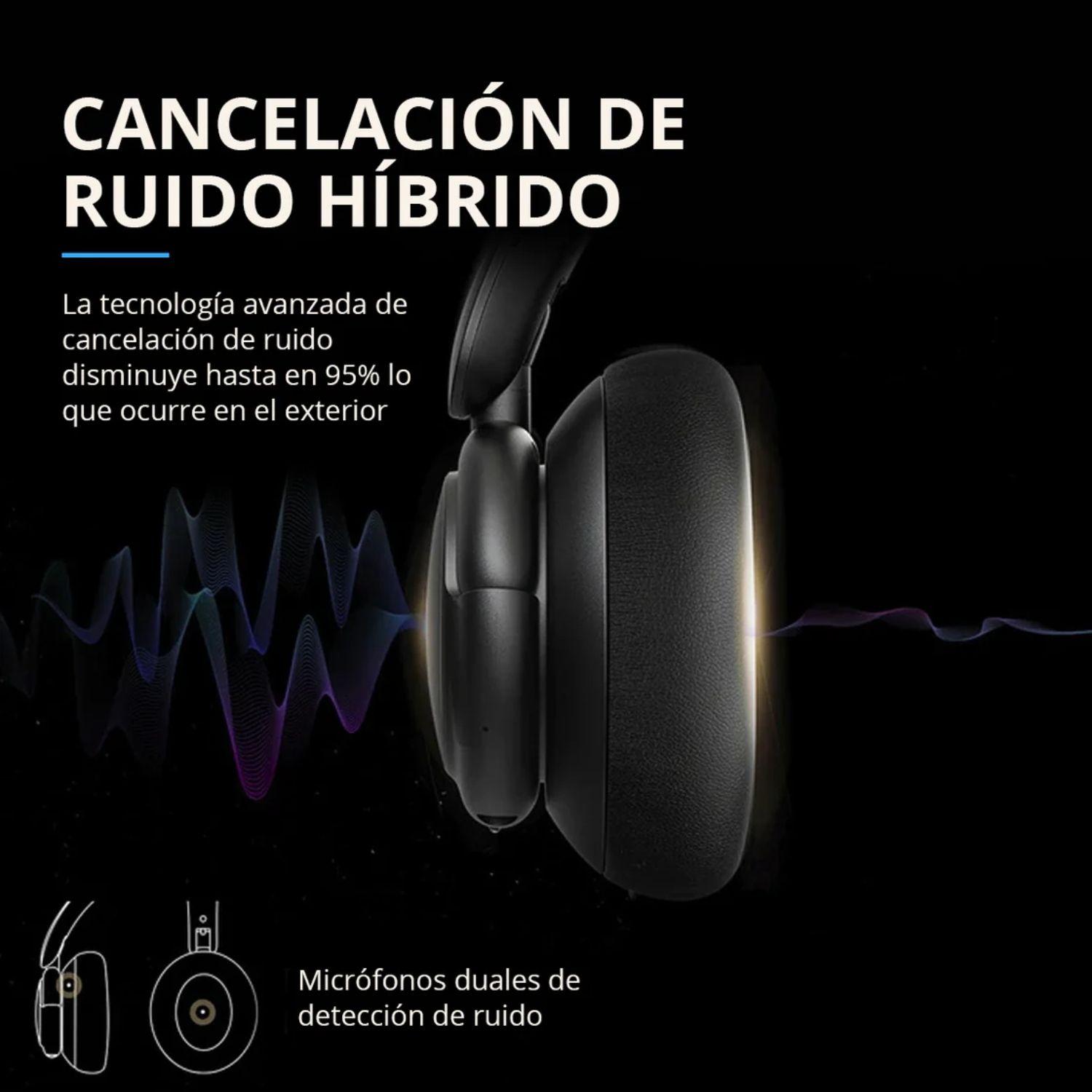 Audifono Over Ear Noise Cancelling Life Q30 Soundcore negro-3