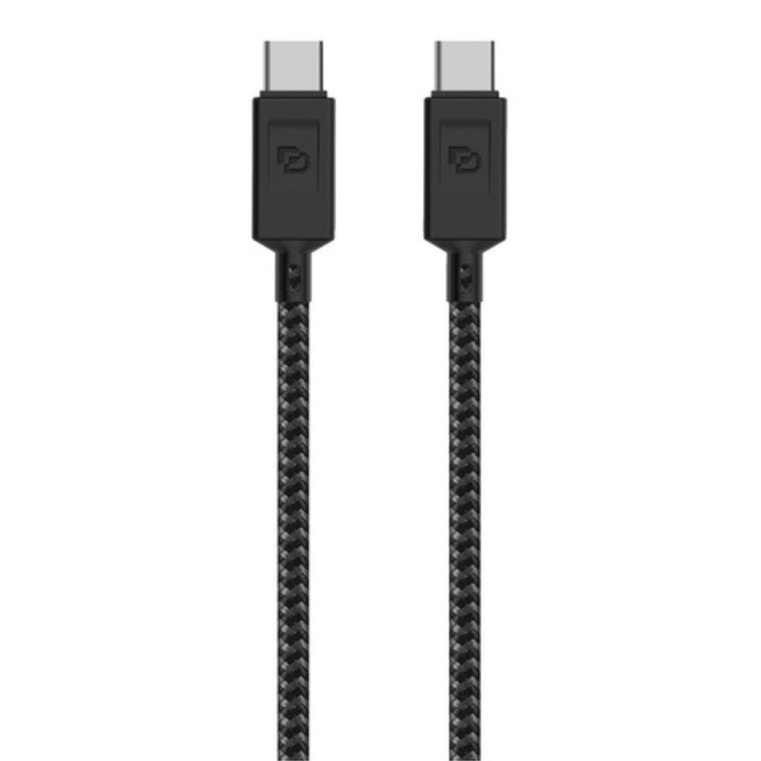 Cable Usb-c A Usb-c, Usb 3.2, 1.2 Mt Rugged Dusted Negro-0