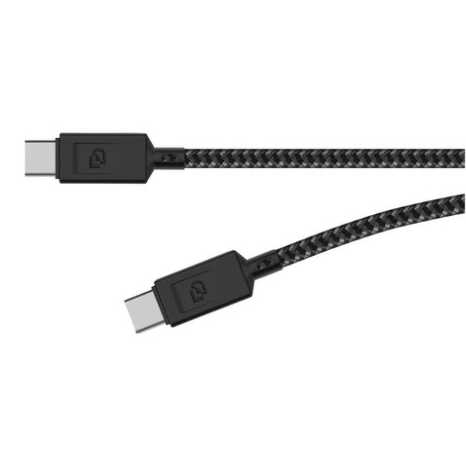 Cable Usb-c A Usb-c, Usb 3.2, 1.2 Mt Rugged Dusted Negro-2