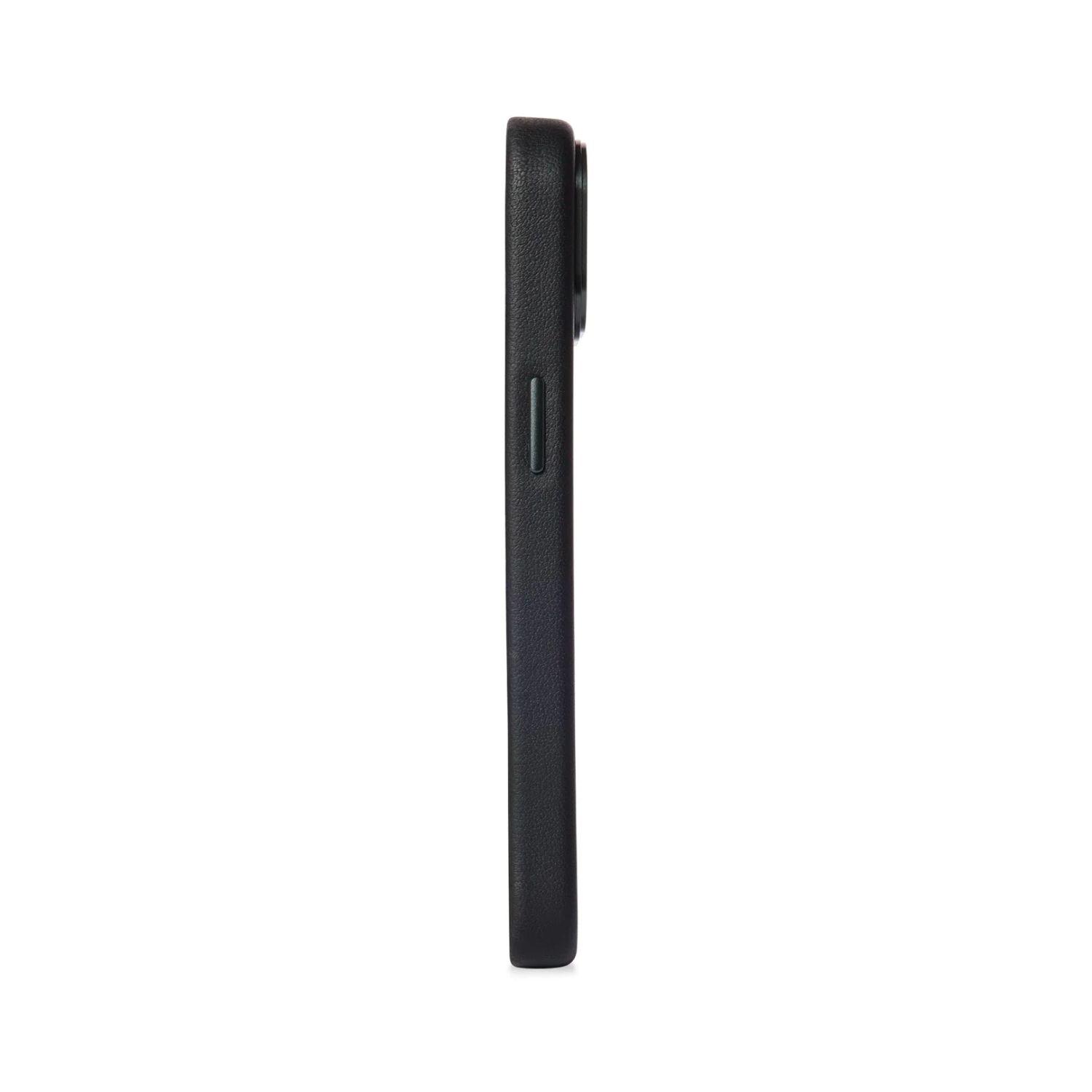 Funda Cuero Backcover Magsafe Para iPhone 14 Decoded Negra-3