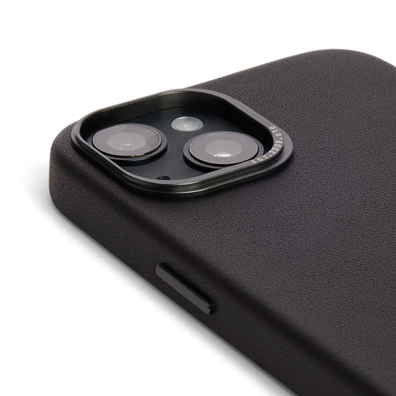 Funda Cuero Backcover Magsafe Para iPhone 14 Decoded Negra-4