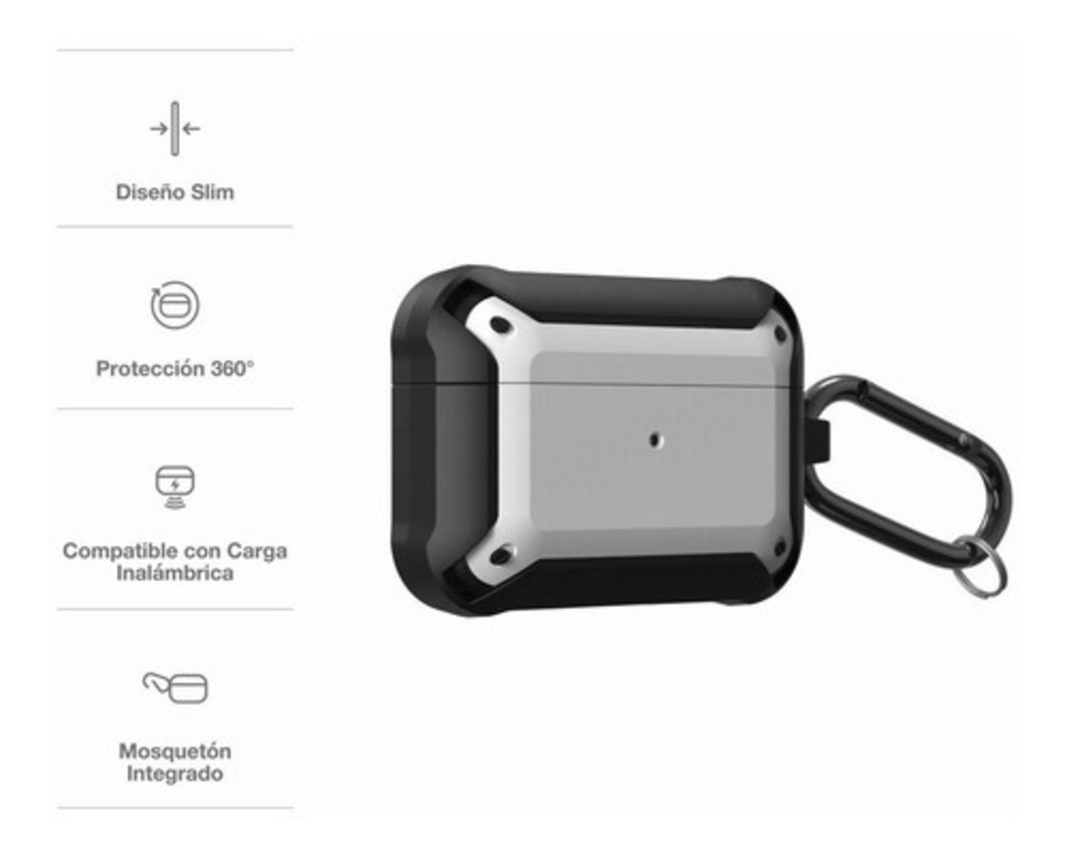 Carcasa Ifrogz By Zagg Slim Para AirPods Pro - Negro/negro-1