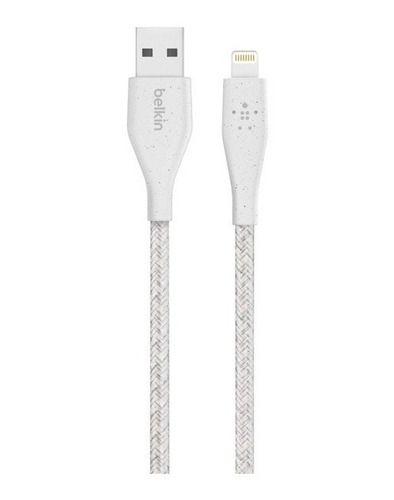 Cable Lighning A Usb-a 2 Mt Duratek Plus Belkin Blanco-2