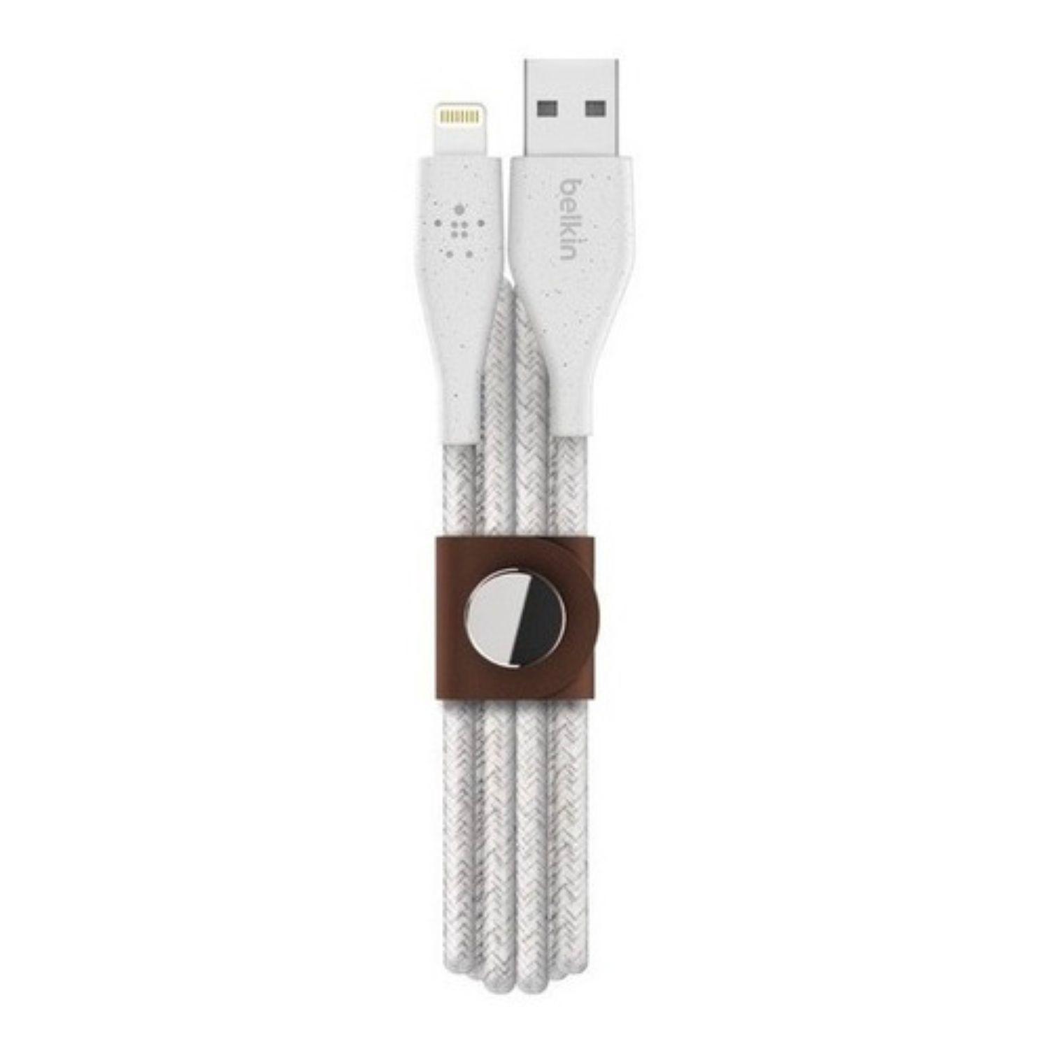 Cable Lighning A Usb-a 2 Mt Duratek Plus Belkin Blanco-3